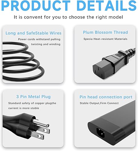 Miniatura 5 de Cargador de 230 W compatible con HP Omen 15 16 OMEN Transcend, Victus 16 de Gaming Laptop ZBook Fury 16 G8 G9 G10 11.8A adaptador de CA