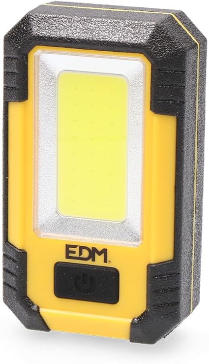 Linterna LED con gancho e imán COB 500 lumens