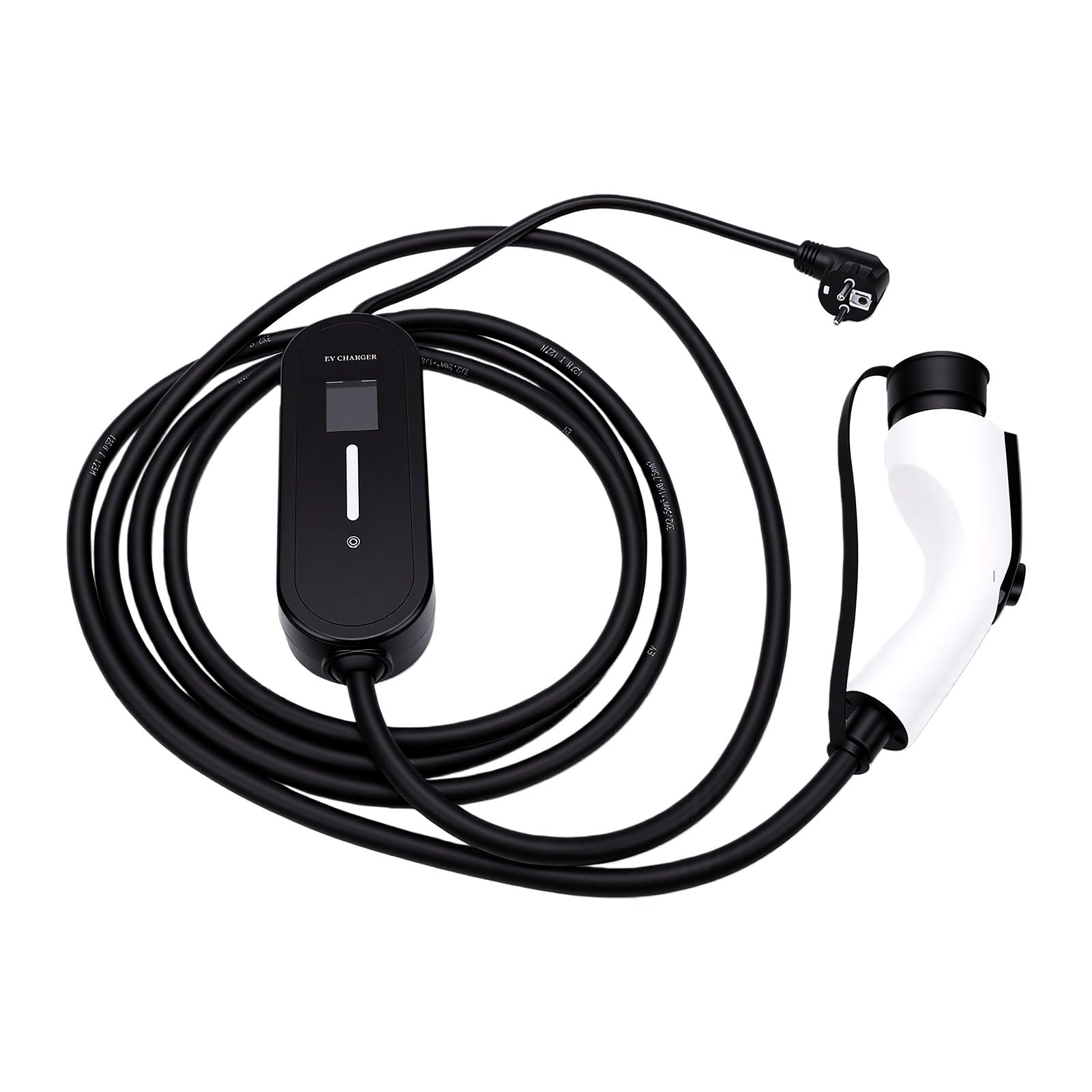 Cosiki GBT Cargador de Coche Eléctrico 6A a 16A Cable de Carga Impermeable de Alto Rendimiento para Uso en Exteriores 5M