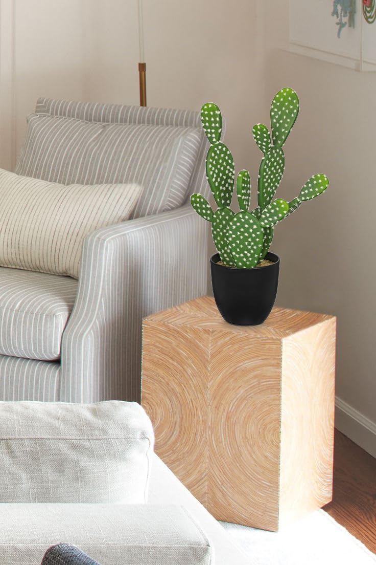 Oairse Pianta artificiale, 42 cm, cactus, pianta artificiale in vaso, piante grasse, decorazione Euphorbia Acrurensis Cactus, cactus, per casa, giardino, ufficio, regali di inaugurazione della casa