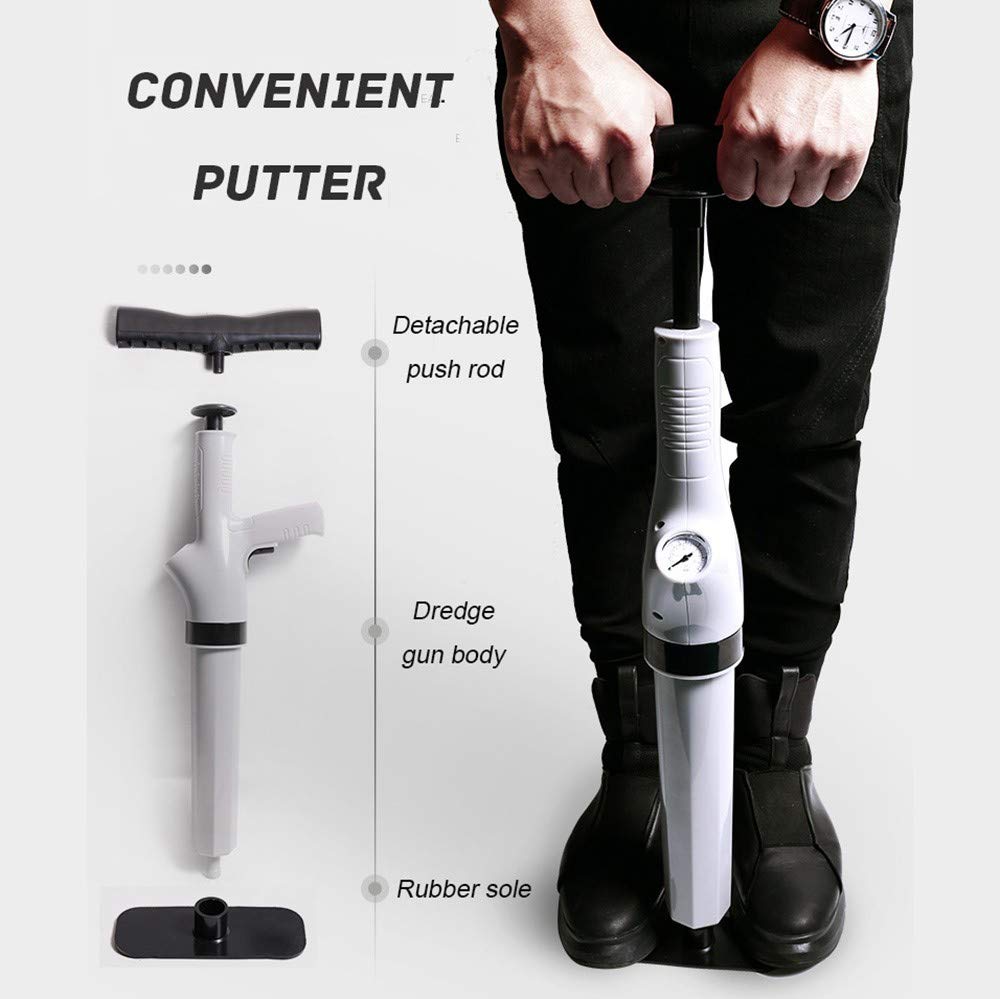 Sturalavandini A Pressione - Pistone Ad Aria Compressa Per Scarichi, WC E Lavandini - Foto 8