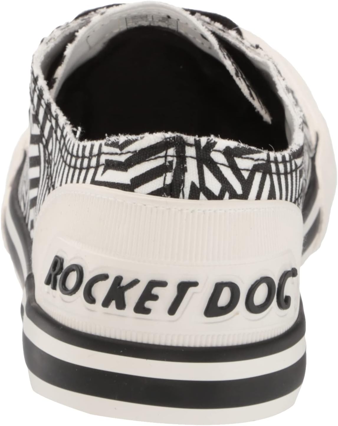 Rocket Dog Women's Jazzin Eden Stripe Cotton Walking Shoe, RED
