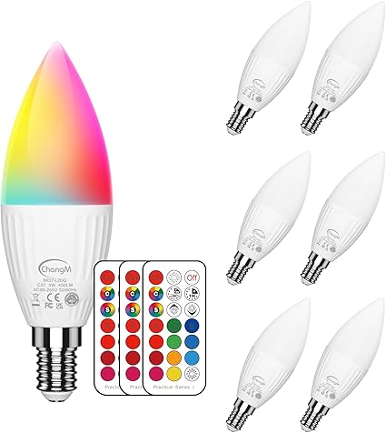 Colour changing light bulb small screw Clearance