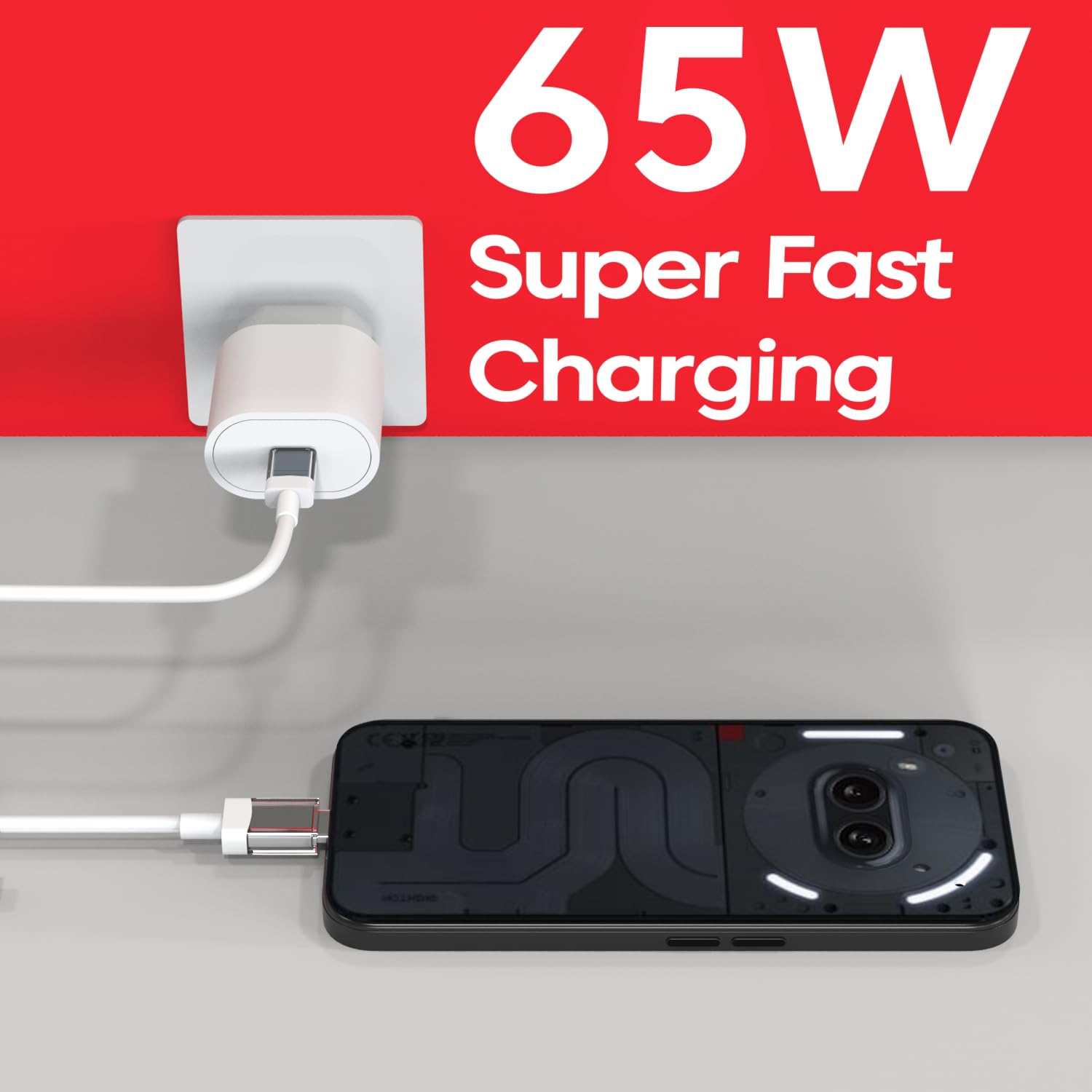 65W Fast Charger for Nothing & Pixel Devices -7