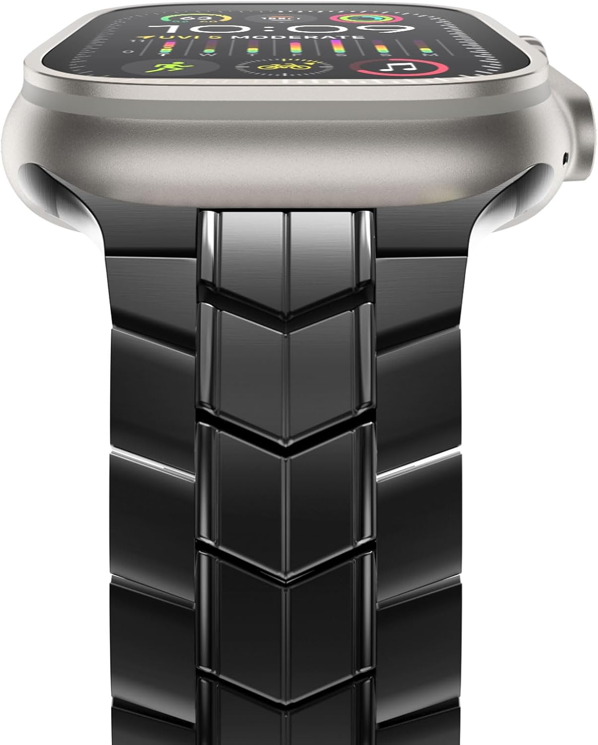 NewWays Grade 2 Titanium Band Compatible with Apple Watch Band