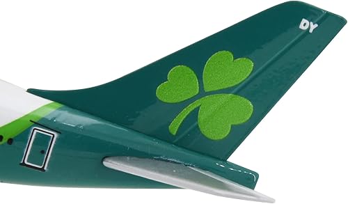 Miniatura 8 de TANG DYNASTY 1400 Air Bus A330-300 Irlanda AER Lingus Metal Avión Modelo Avión Modelo Avión Juguete (Blanco)