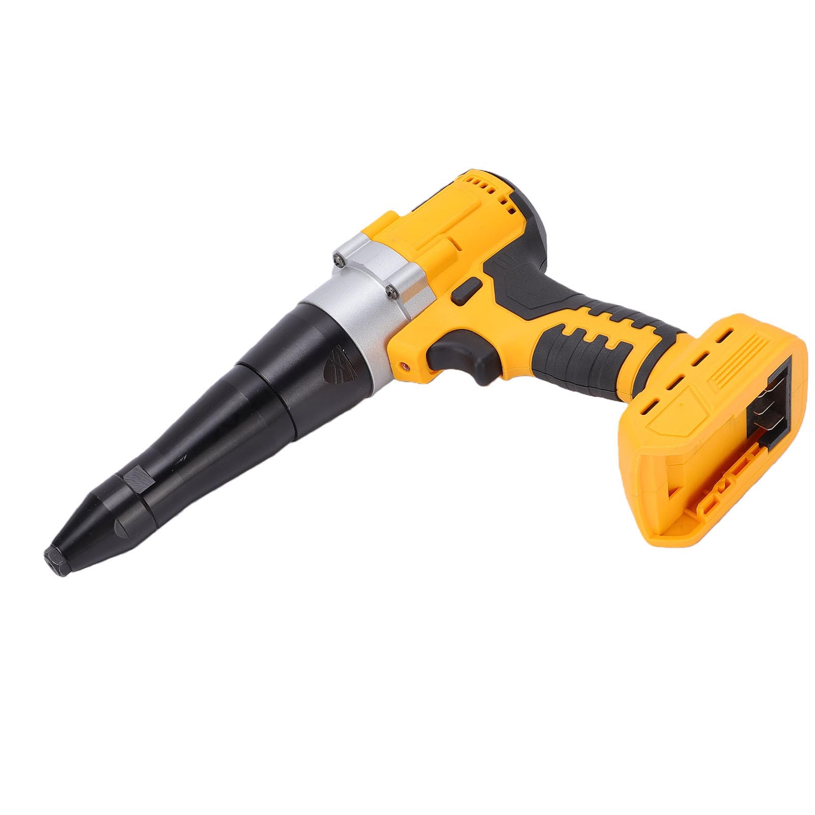 FTVOGUE Pistola per Rivetti a Batteria, Kit di Utensili Elettrici Senza Spazzole con Luce LED, di Trazione da 2248 a 2698 Libbre per Appassionati e Professionisti del Fai da Te