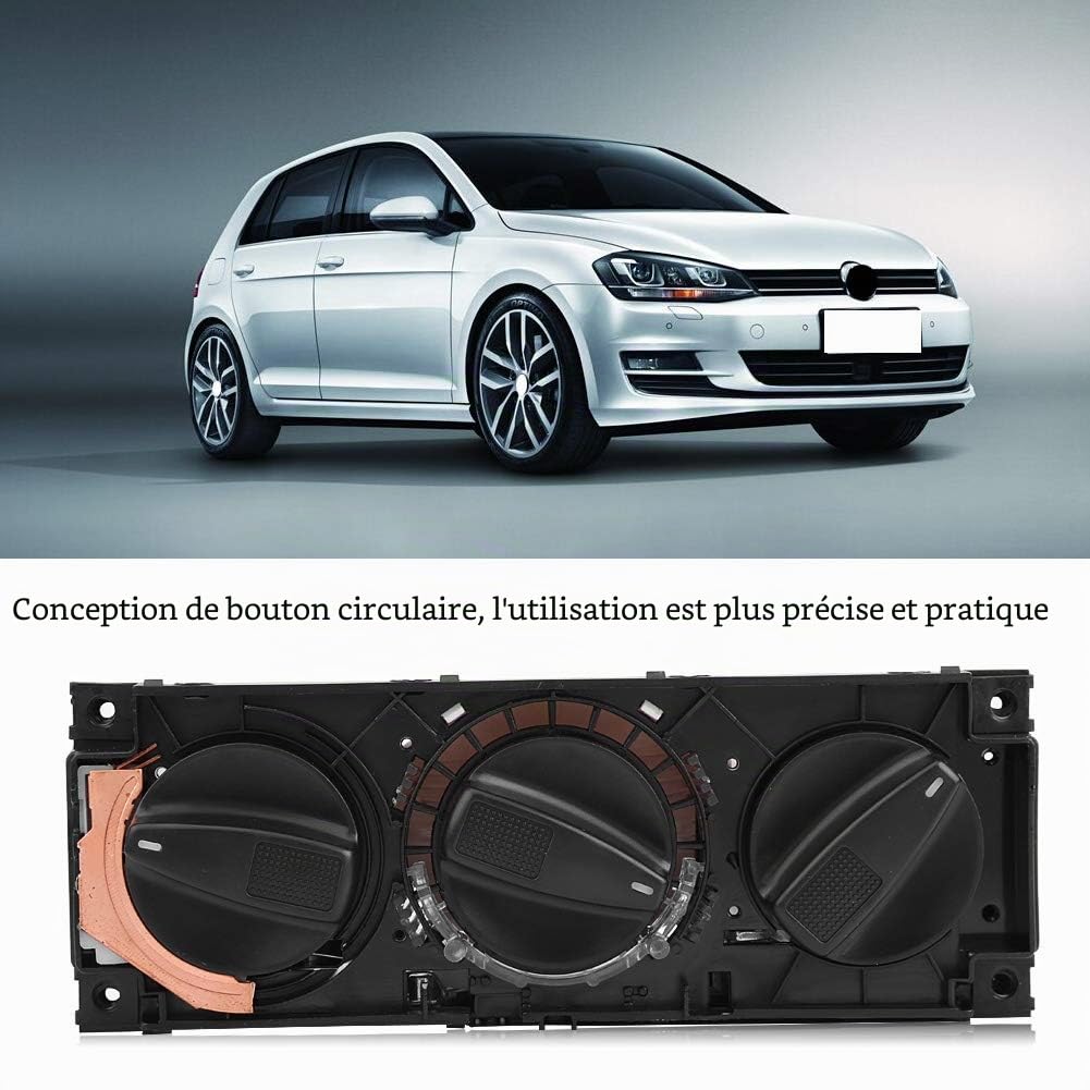 KIMISS 1H0820045D Interrupteur de climatiseur Commande de Chauffage Climatiseur voiture pour MK3