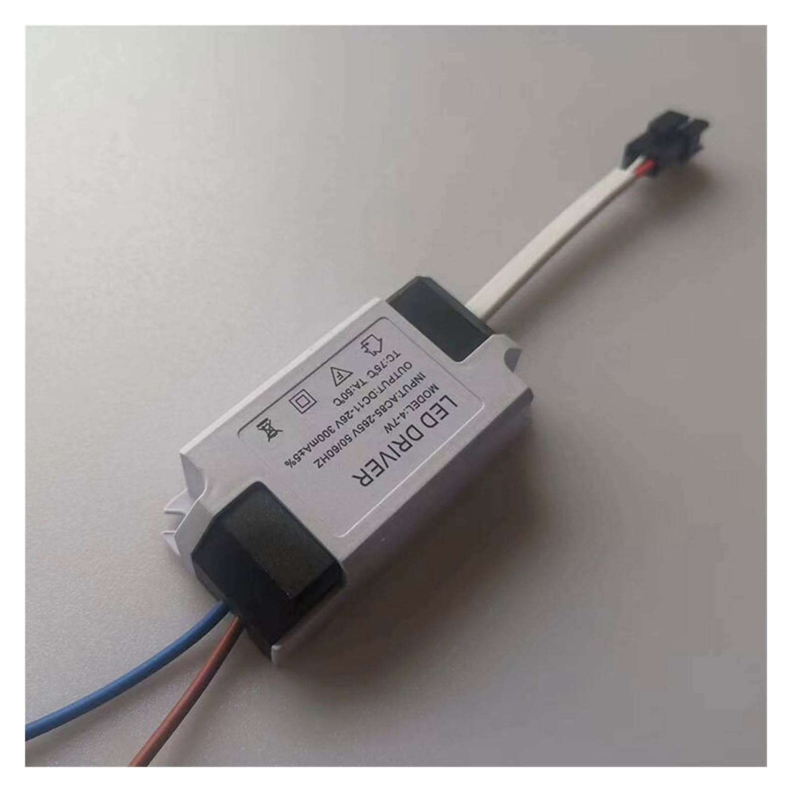 LED-Flachbildschirm-Lichtgleichrichter Downlight-Strahler Netzteil Treiber Transformator Deckenlicht-Treiber Konstantstrom-Treiber Netzteil(4 7wdimmable male plug)