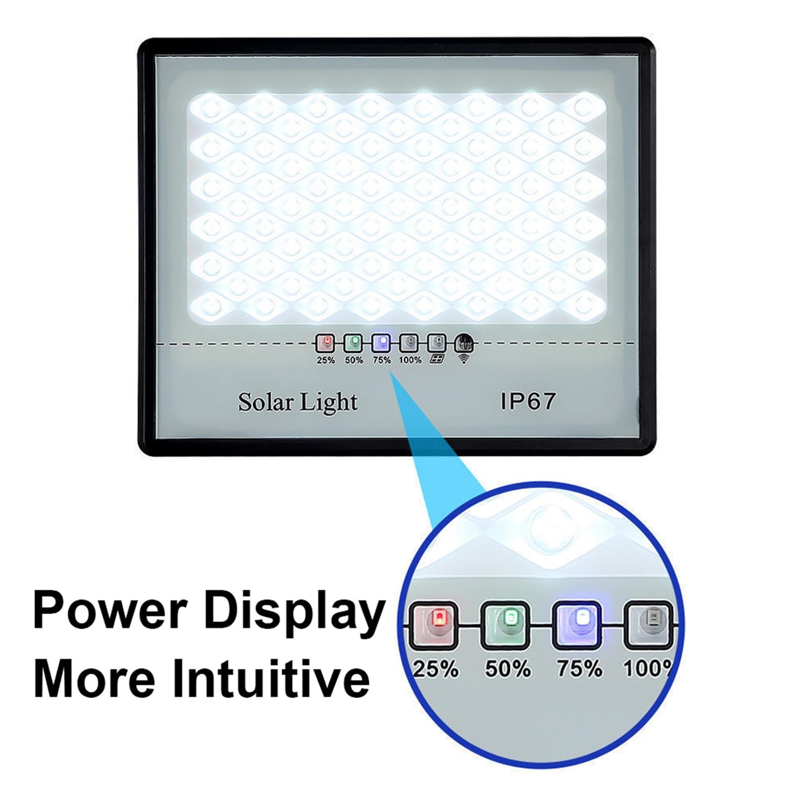 Lampy solarne Zewnętrzny ogród Reflektory LED Budynki ogrodowe Światło słoneczne IP67 Wodoodporna lampa zewnętrzna Solar Spotlight Kinkiet na Patio Ogród Kurnik,2000mah