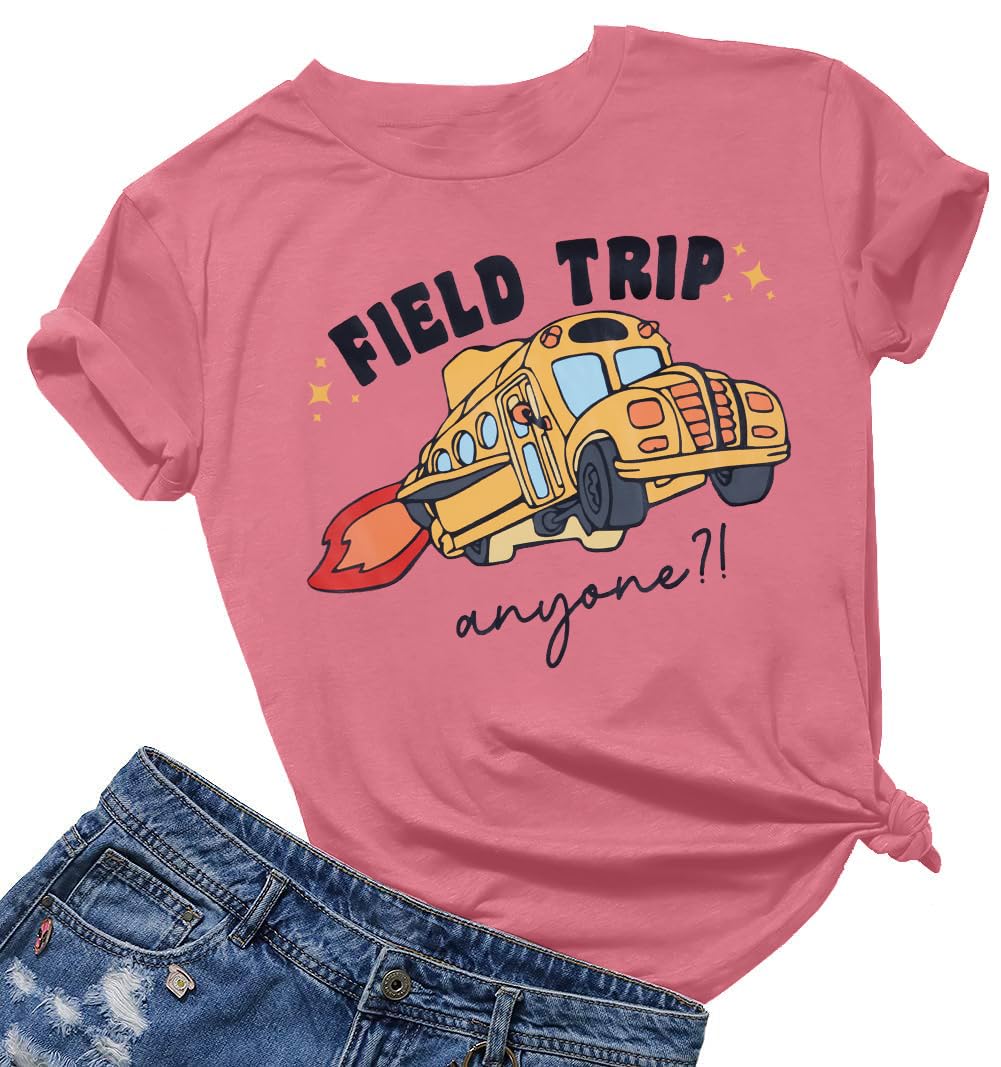 Teacher Shirts for Women Teach Teaching Tshirt Sequin Apple Shirt Back to School Shirt Teacher Life Tee Tops