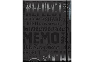 MCS Embossed Memories 4x6 Photo Album: Preserving Precious Memories
