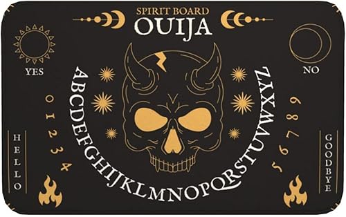 Miniatura 9 de Alfombra de Ouija dibujada a mano para mantener el calor, antideslizante, moderna, alfombra de piso, alfombras para decoración de habitación,