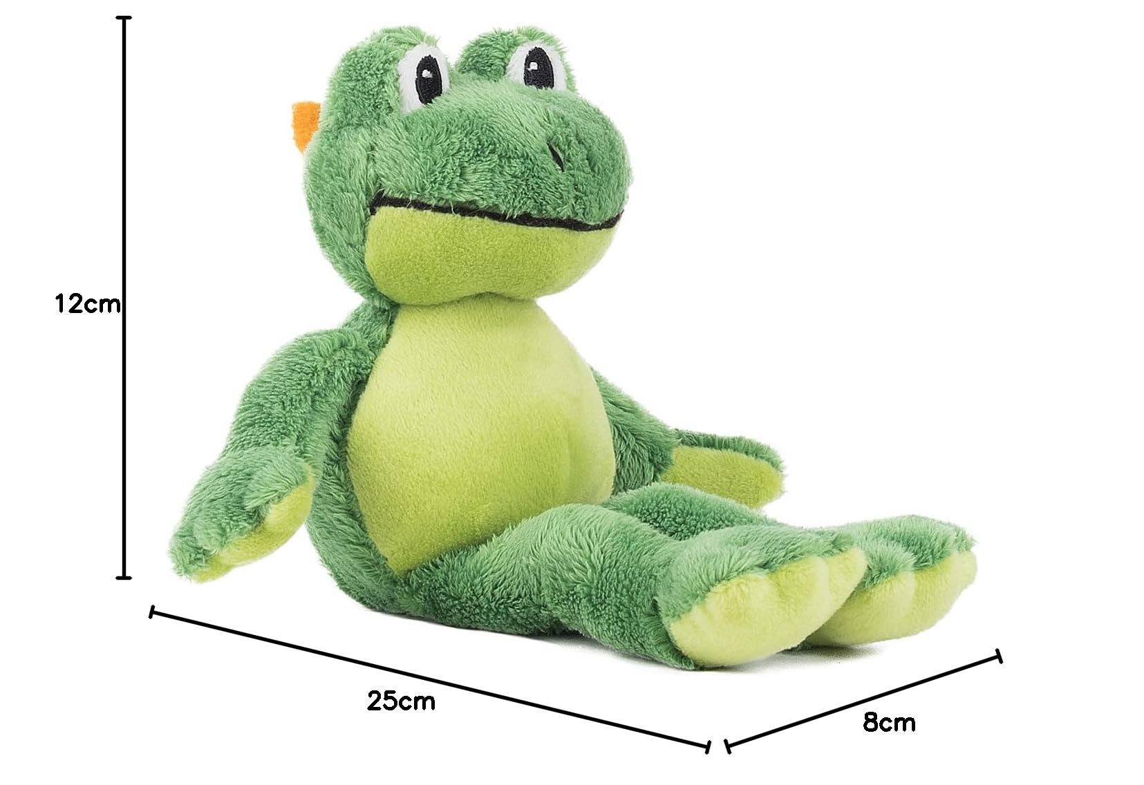 Schaffer 5481 Kuscheltier Frosch Charles S, 25 cm, grün