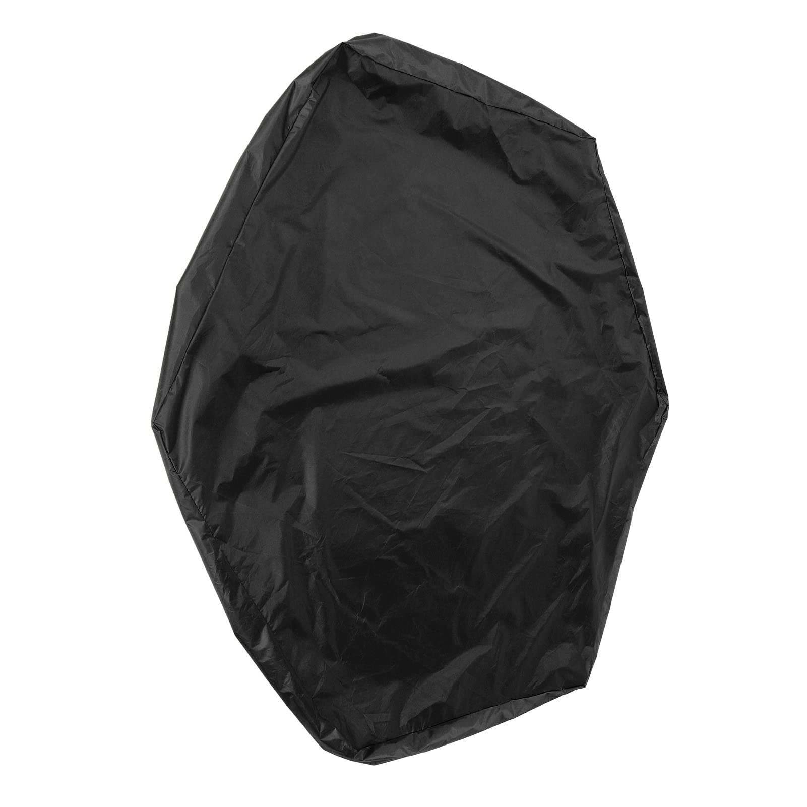 Couverture de bac à Sable, Couverture de Protection de Jouets de Sable de bac à Sable Hexagonal Couverture de Piscine étanche avec Couverture de bac à Sable de Cordon pour Le (Noir)