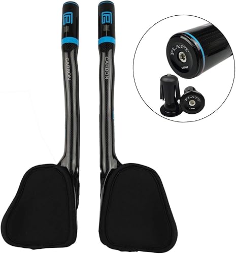 Miniatura 15 de PLATT Carbono TT Manillar Bicicletas Aero Barras Tri Barras Ciclismo Resto Manillar para Bicicleta de Montaña y Bicicleta de Carretera 1.252 in