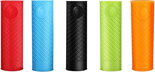 Miniatura 2 de 5 piezas de silicona para mango caliente, funda de goma resistente al calor, agarraderas de cocina para sartenes de hierro fundido, sartenes de