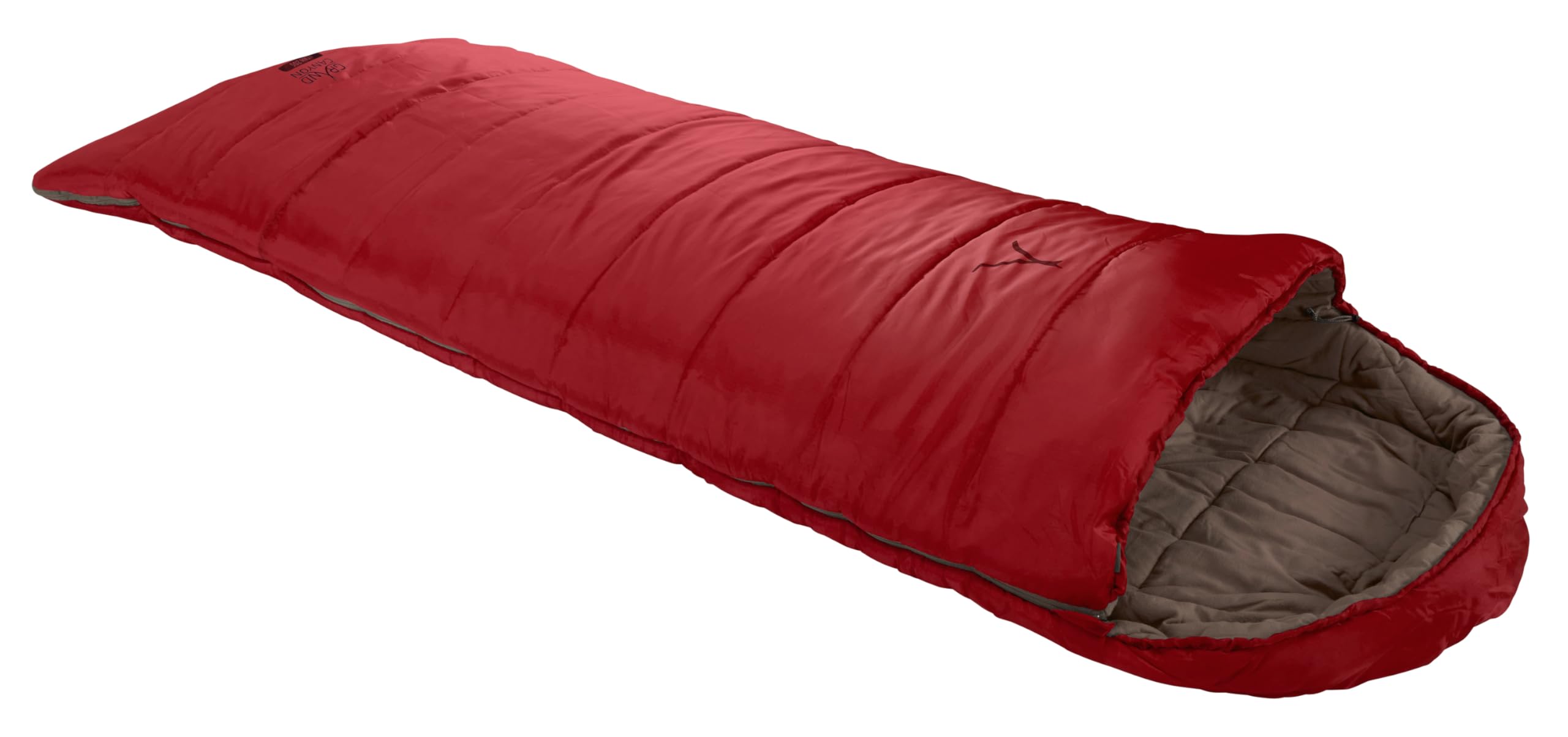 Grand Canyon Unisex – śpiwór dla dorosłych Utah 205, czerwony Dahlia, rozmiar uniwersalny