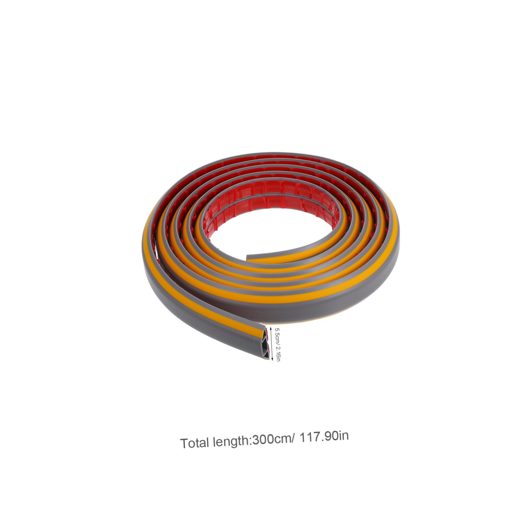 Mipcase Heavy Duty Outdoor Wire Trough PVC Cable Cover for Floor Slip-Resistant Easy Install Versatile Cord Management