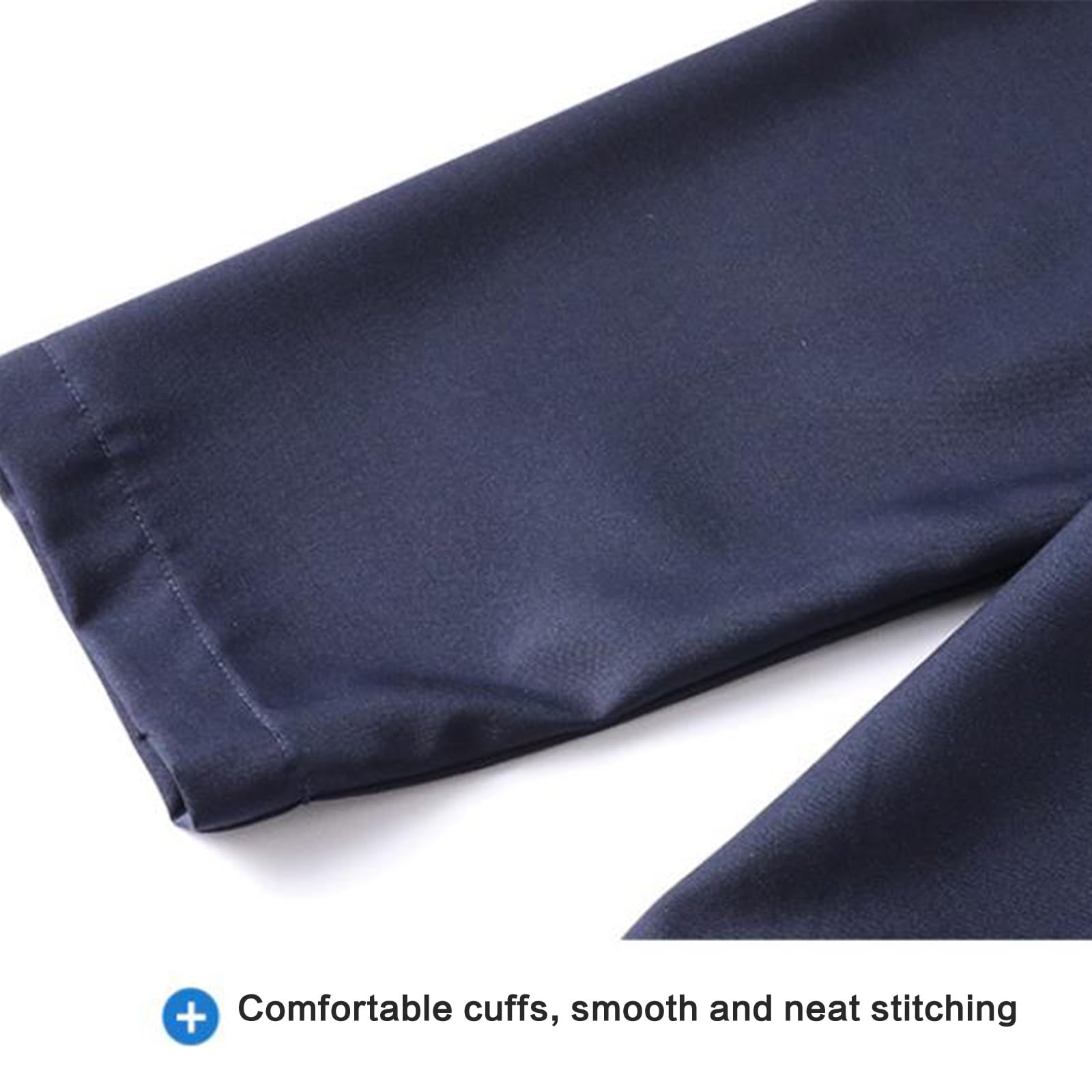 Multiuso Camicia Blu Maniche Corte/Lunghe Button Up Colletto Uniforme di sicurezza Camicetta Casual Abbigliamento da lavoro con tasche con patta Abito professionale