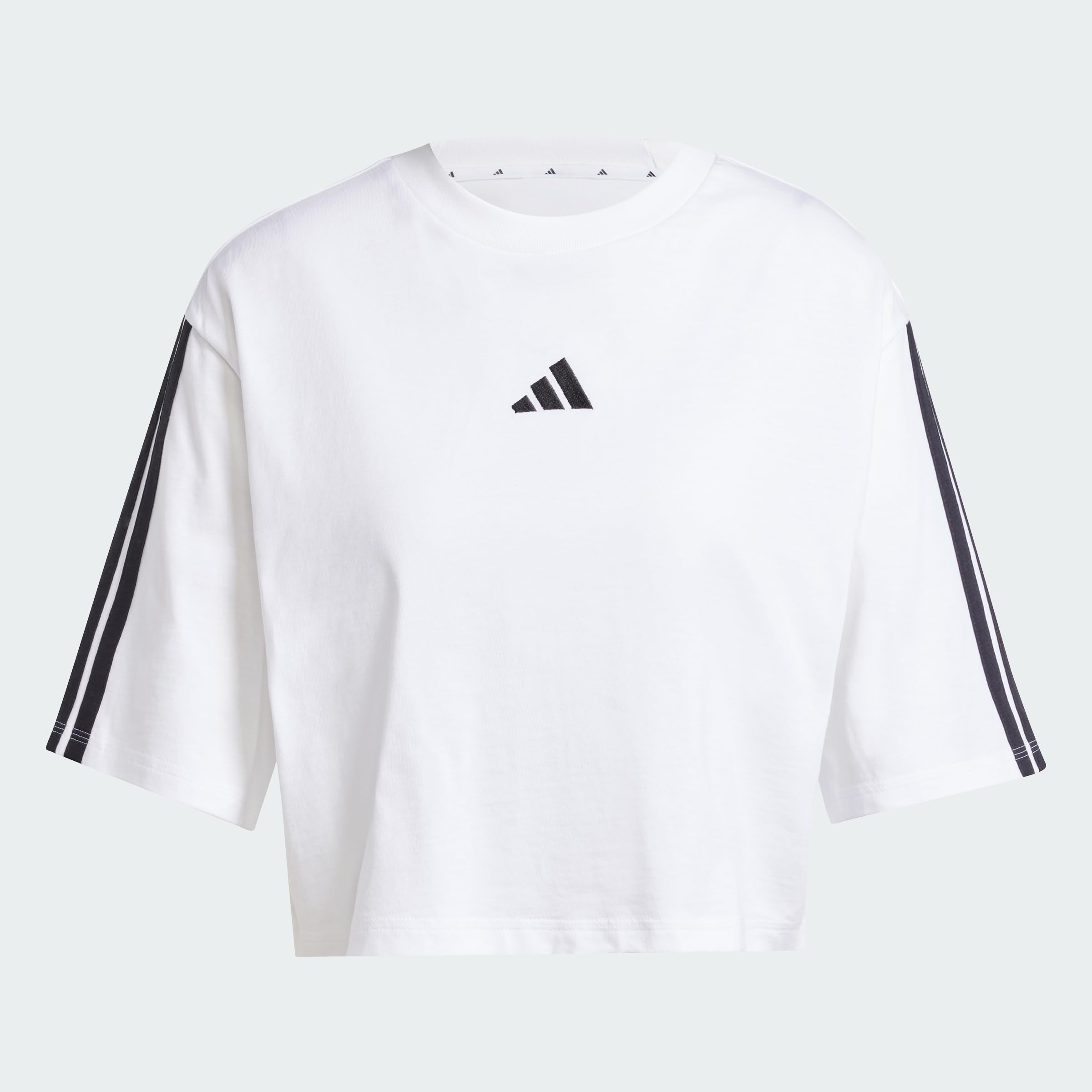 Adidas Mujer Essentials 3-Stripes Cotton Loose T-Shirt