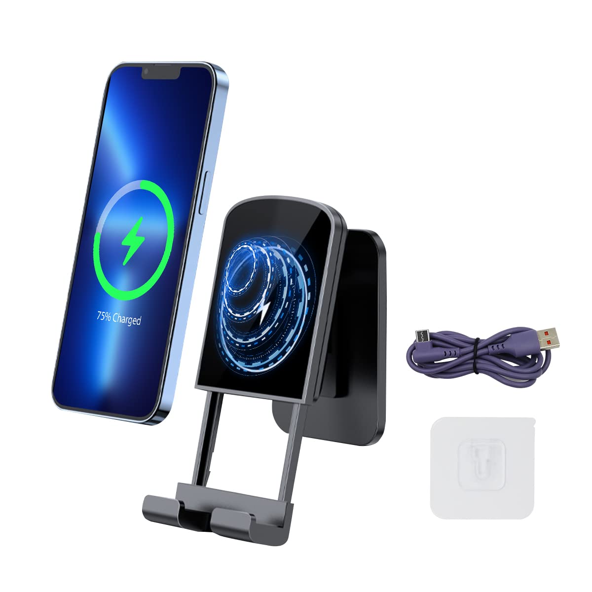 ZORBES® Wireless Charger for iPhone Wallmounted 15W Fast Charging