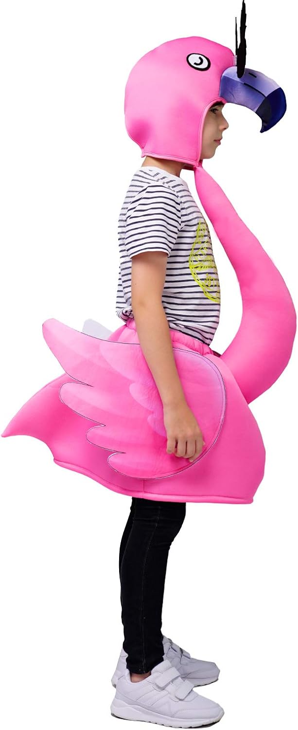 DSplay Kid's Unisex Flamingo Costume (One Size Fit Most) - Image 4