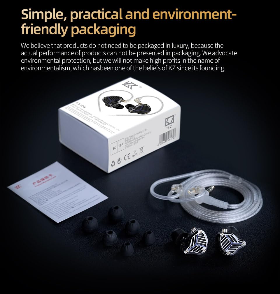 Amazon.co.jp: KZ PRX IEMs、プレーナーダイアフラムドライバー