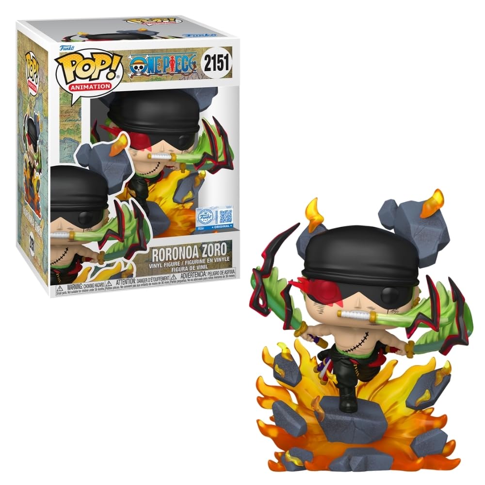 Funko Pop! Premium One Piece - Zoro (King of Hell), Figures