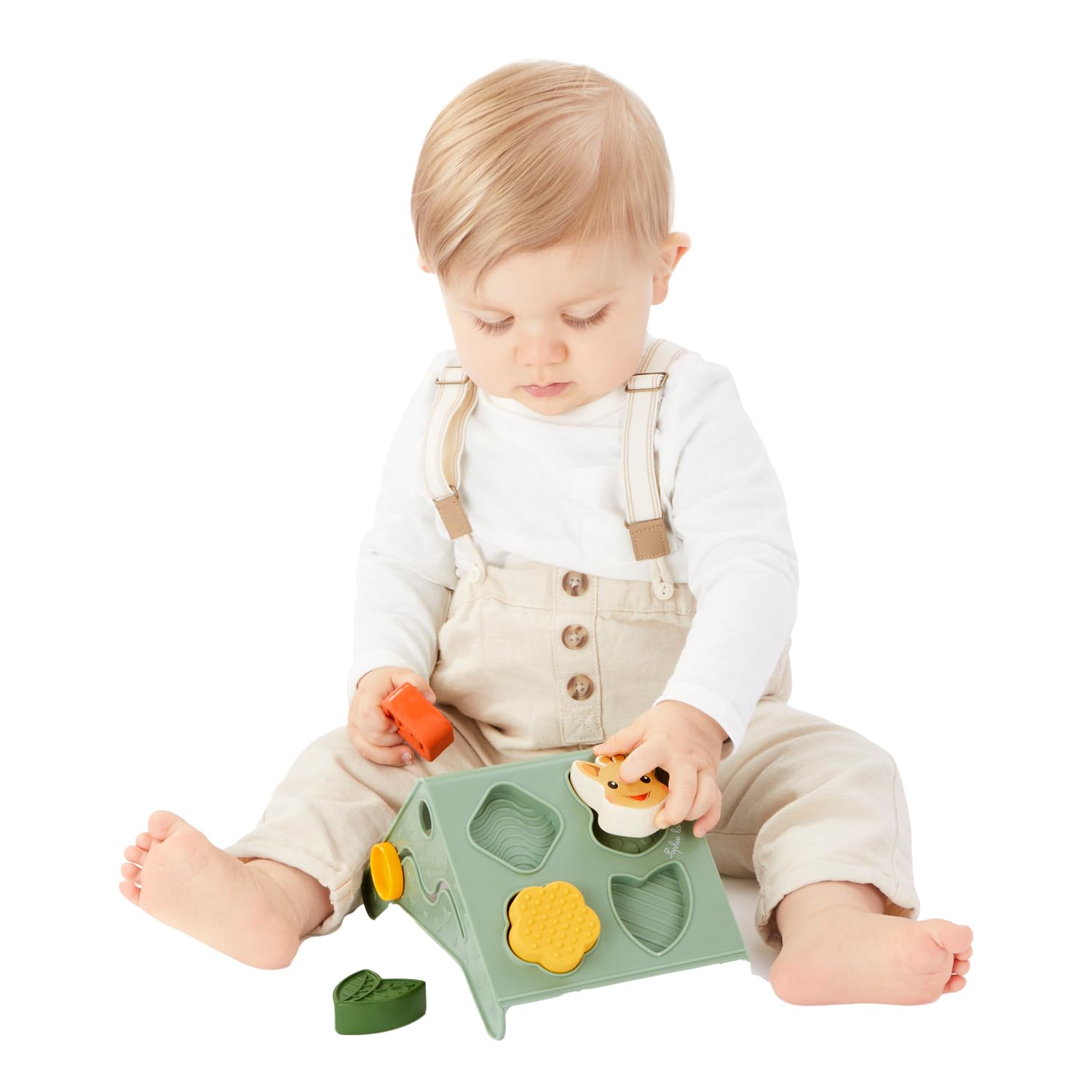 Sophie la Girafe Coffret Éducatif 2-en-1 Boulier Bébé Dès 10 Mois Jeu | Balancier | boîte à formes | caoutchouc naturel | plastique recyclé | motricité fine logique | cadeau bébé fille garçon