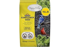 Black Oil Sunflower Seeds- Bird Seed for Wild Birds