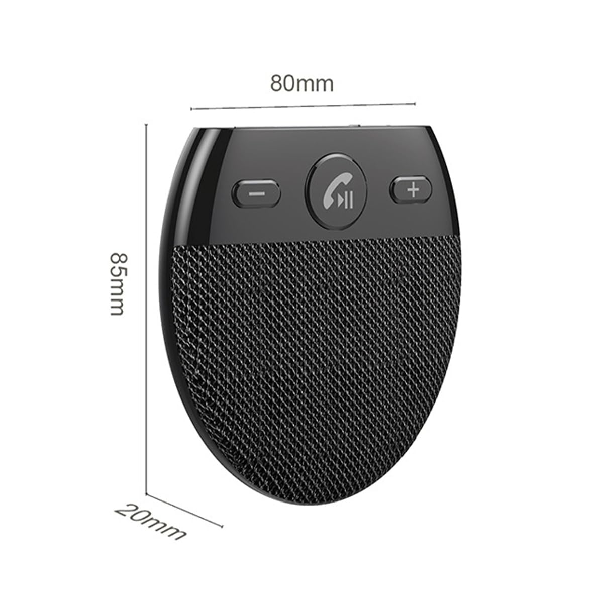 Kit vivavoce Bluetooth per auto - Altoparlante Bluetooth per aletta parasole - Lettore musicale - Accensione automatica