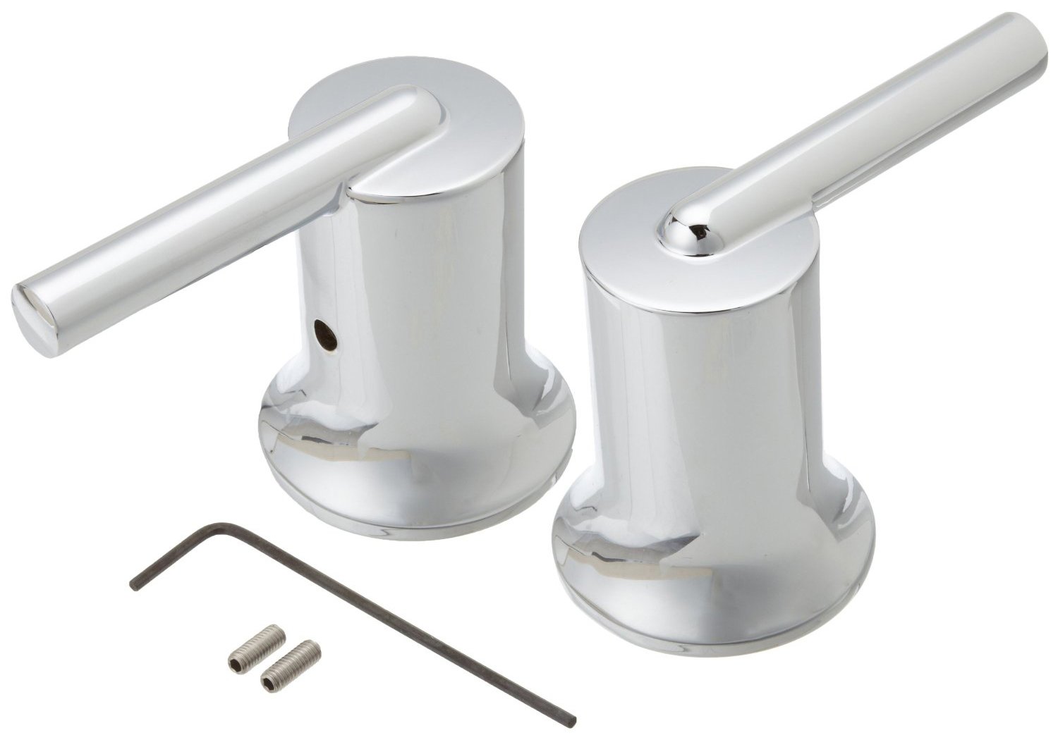 Delta Faucet H659 Trinsic, İki Metal Kol Kolu Kiti-Roma Küveti, Krom, 8,1 x 9,4 x 17,5 cm