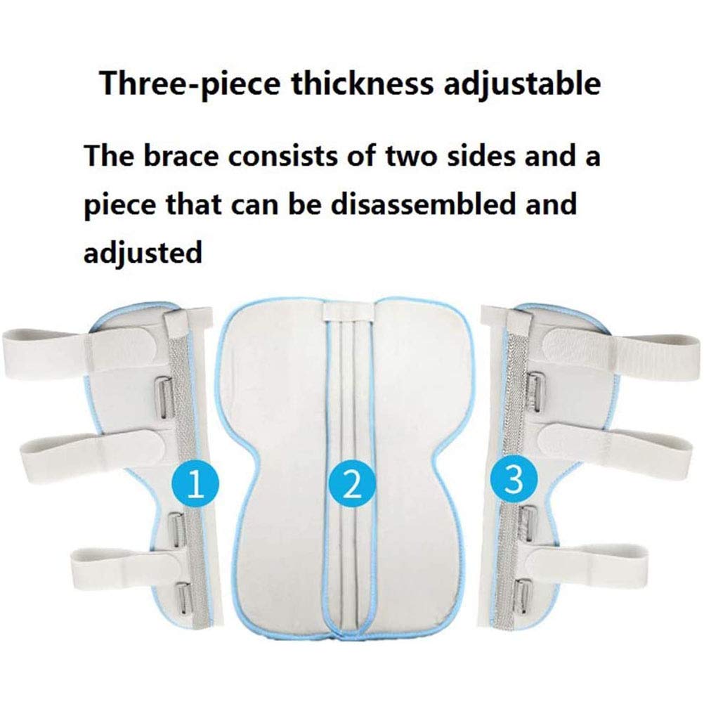 Soporte De Rodillera Ajustable, Manga De Compresión Elástica De Neopreno De Rótula Abierta Con Correas Ajustables, Para Preoperatorio Y Postoperatorio De Rodilla Y Recuperación De Lesiones O Cirugía