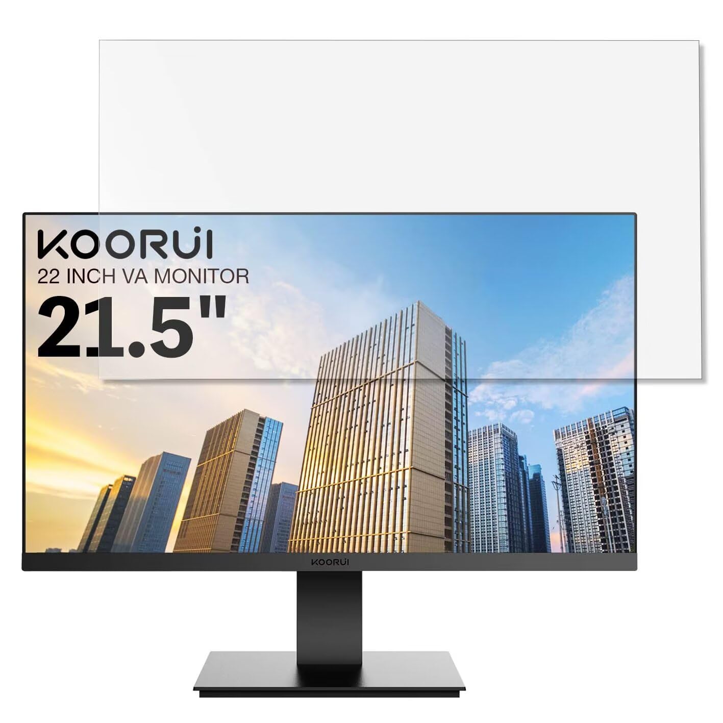 未開封】KOORUI PCモニター 21.5 インチ-ブランド不明バック