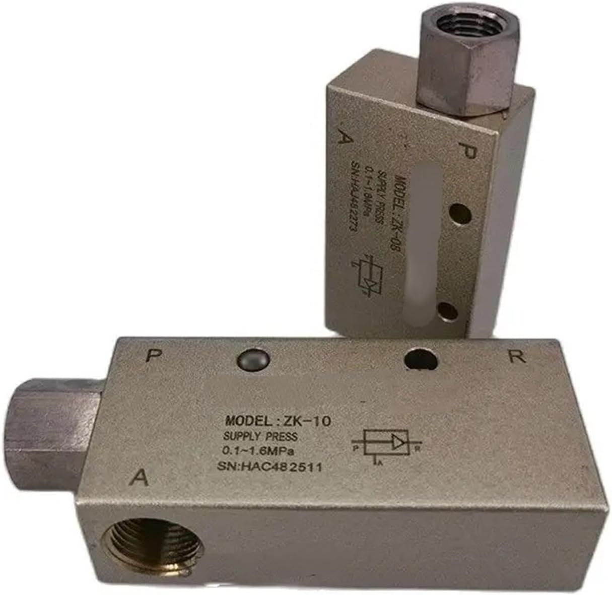 1Pcs Vacuum Generator ZK-06 ZK-08 ZK-10 Negative Pressure Generator Suction Zk(ZK-06)