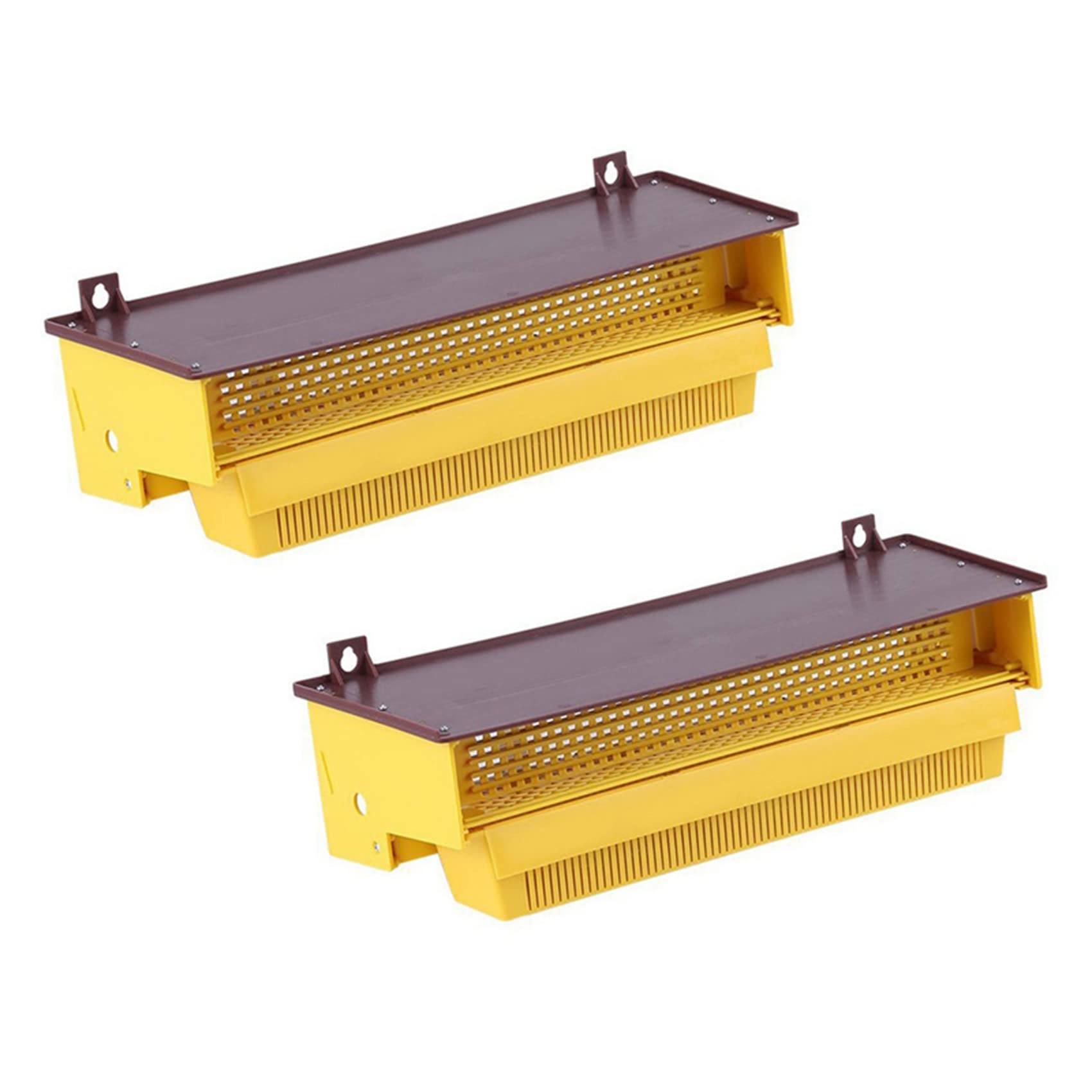 Jnchdghwa Yellow 2X Plastic Pollen Trap Bee Keeping Tools Tray Entrance Pollen Collector Beekeeper Beekeeping Supplies Tools