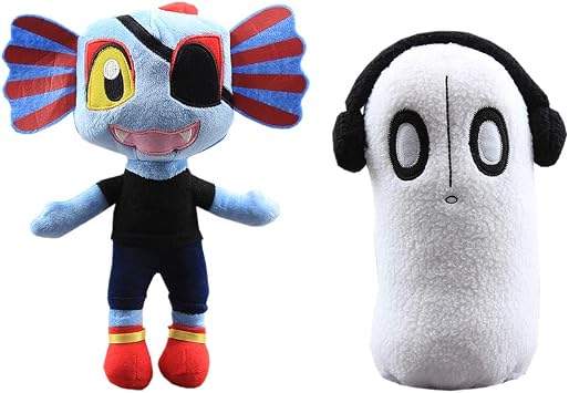 Undertale Plush Toys Sans Undyne Flowey Alphys Asrie Ghost Alien Sans Soft Stuffed Plushy Dolls 24-28cm Kids Gift Undyne & Ghost Napstablook