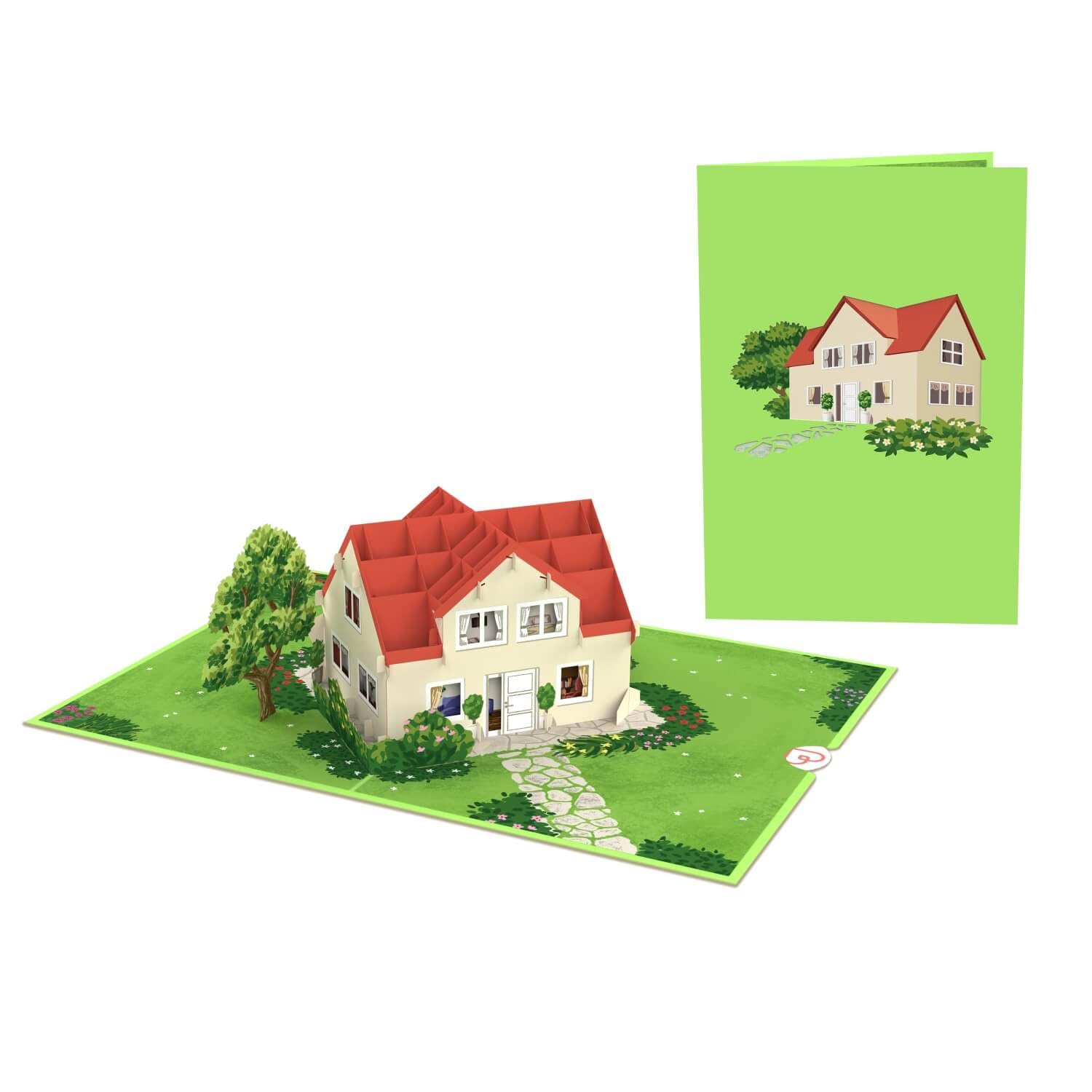 Sweet Family House pop-up 3D wenskaarten voor mama, kaart voor vrouw, verjaardag pop-up kaarten, handgemaakte kaart, geschenken voor familie, nieuwe huis warmingskaart