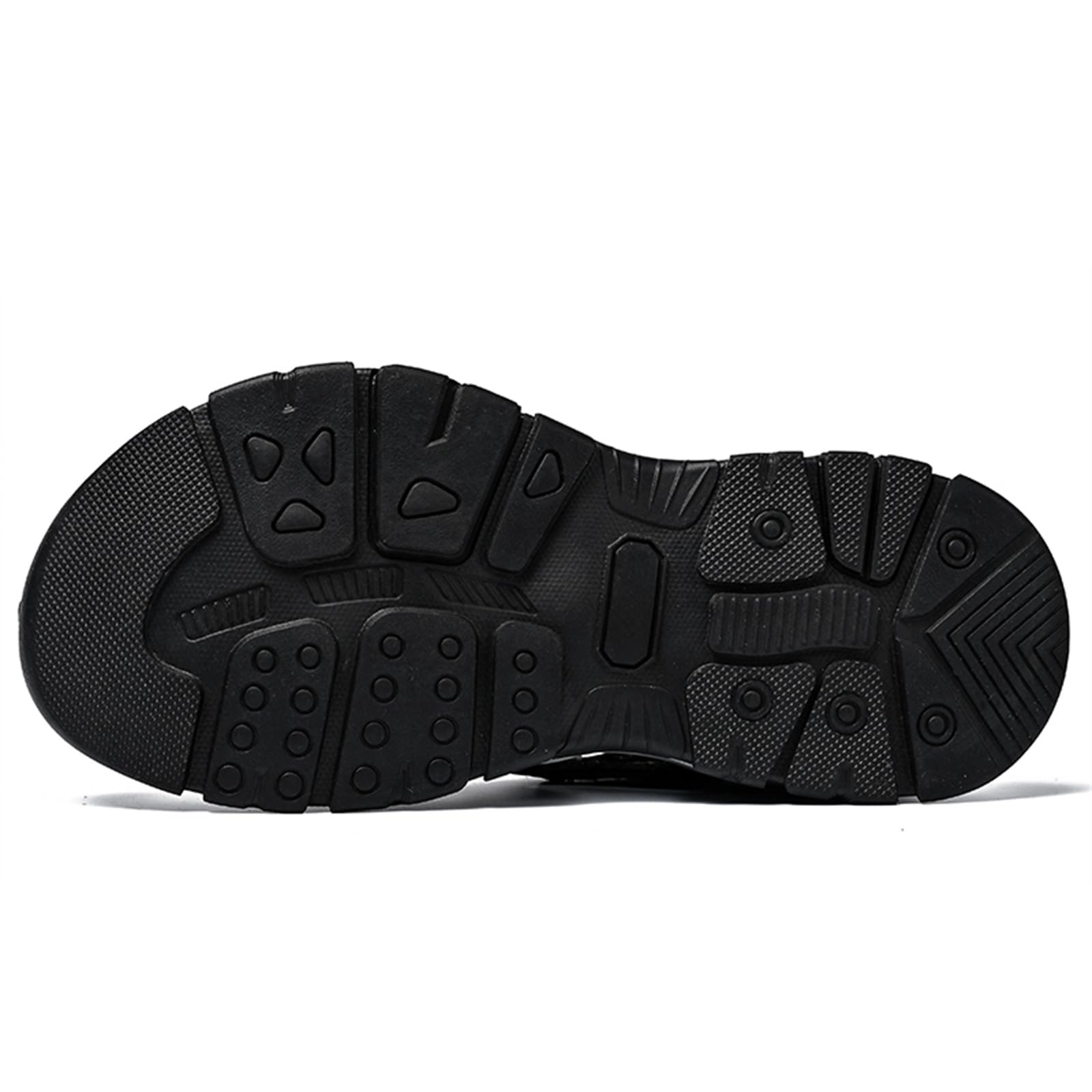 Męskie sportowe sandały na zewnątrz buty plażowe z zamkniętymi palcami oddychające do wędrówek turystycznych wody swobodne,Black,40 EU