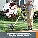 Worx String Trimmer/Edger/Lawn Mower 3-in-1 Grass Trimmer GT Revolution 20V 12