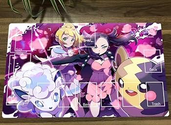 Amazon.co.jp: リーリエ マリィ プレイマット ポケモカード : おもちゃ