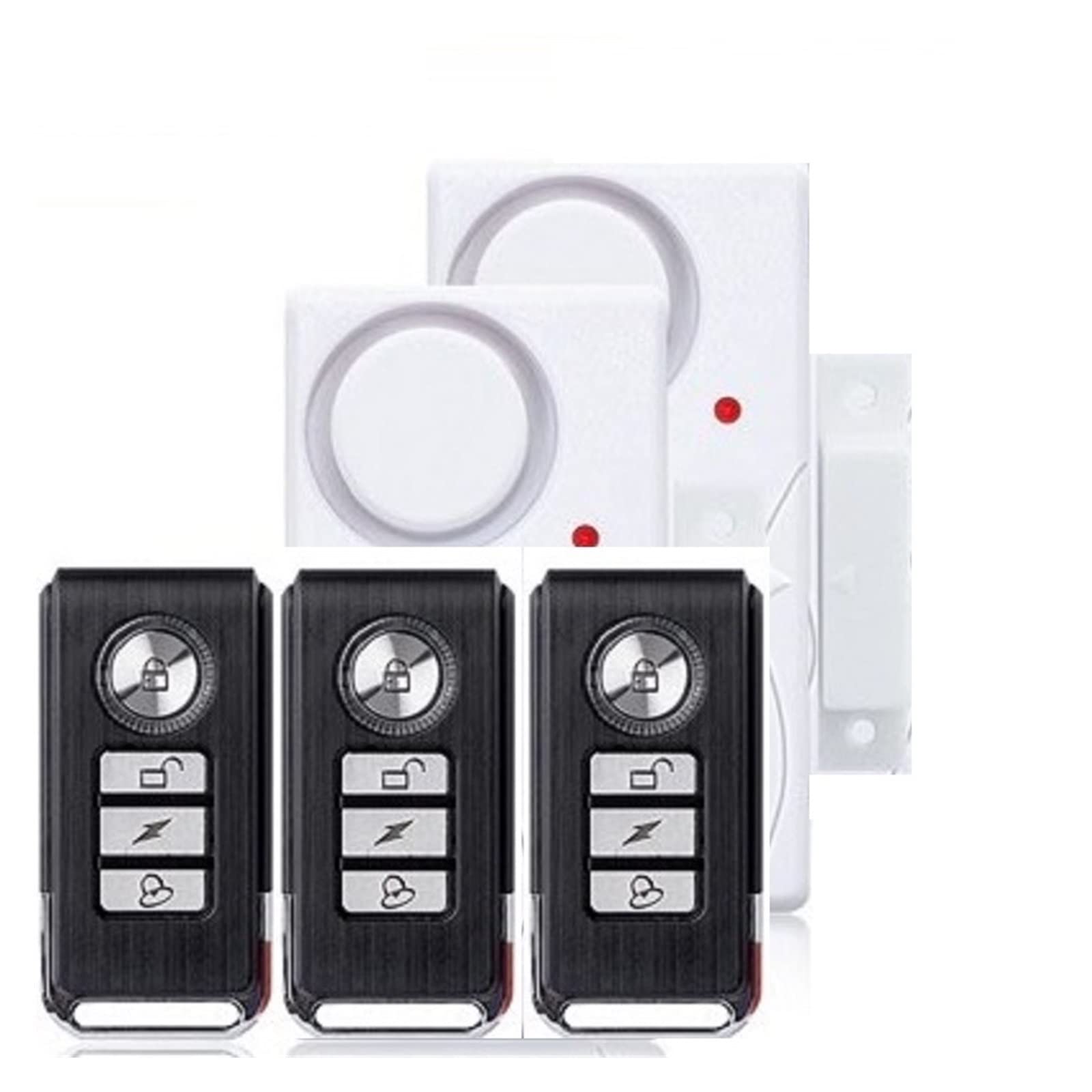 Puerta Ventana Entrada Seguridad ABS Control Remoto inalámbrico Alarma antirrobo Sensor magnético de Alerta Puerta Kit protección for el hogar(K)