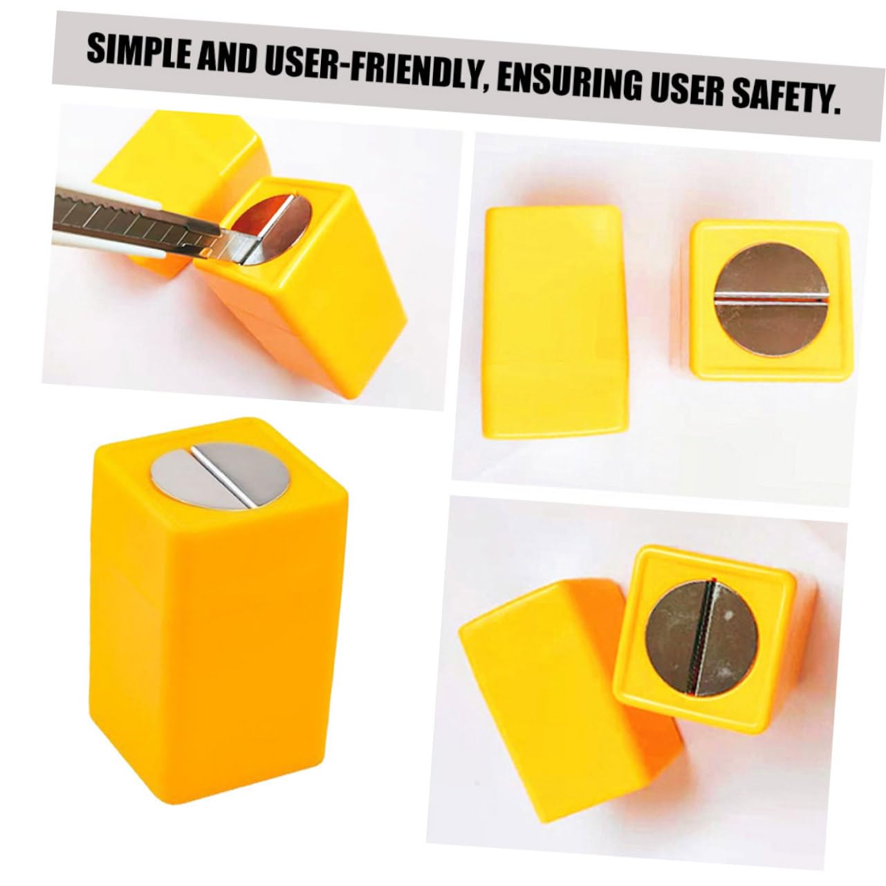 Homoyoyo Scatola di Conservazione Lame Contenitore Smaltimento Sicuro Rotte Custodia Portatile Robusto Set da 3 Pezzi
