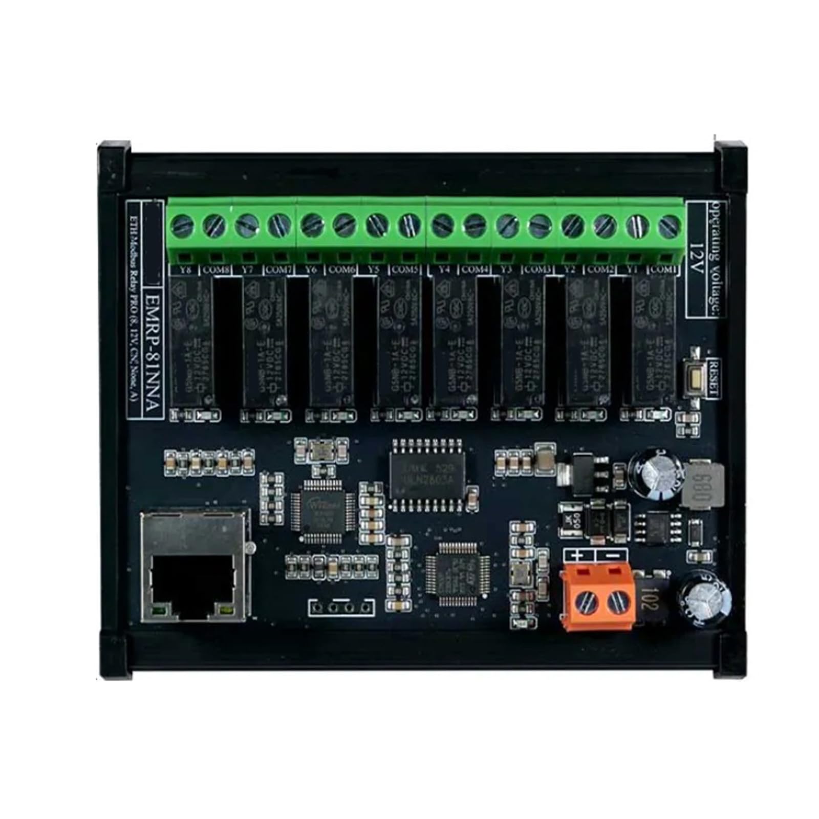 Dispositivo relè Bus Modicon Multifunzione Controllo STM32F030C8T6 con indicatori LED e modulo Controllo Trasmissione Industriale con Ingresso Ampia Tensione