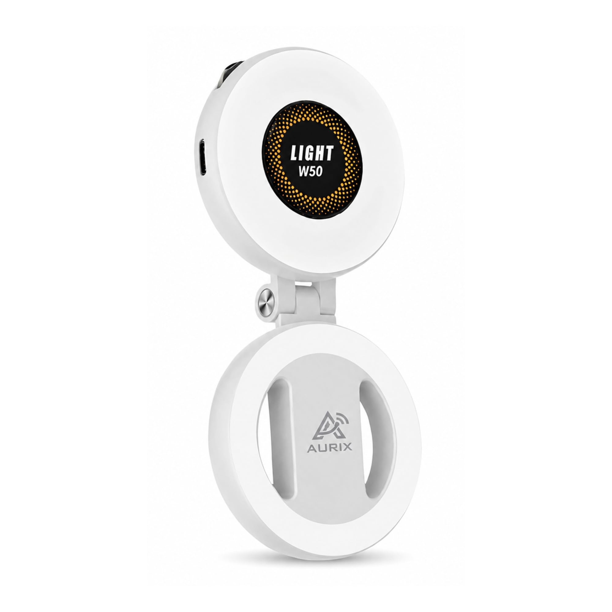 AURIX Portable Magnetic Selfie Ring Light, Phone Light Compatible with All Mobile Devices, LED Ring Light for Photography/Insta Reels/Zoom Calls/Video Conference Meetings/Vlogs/Makeup Sessions.-picture-28