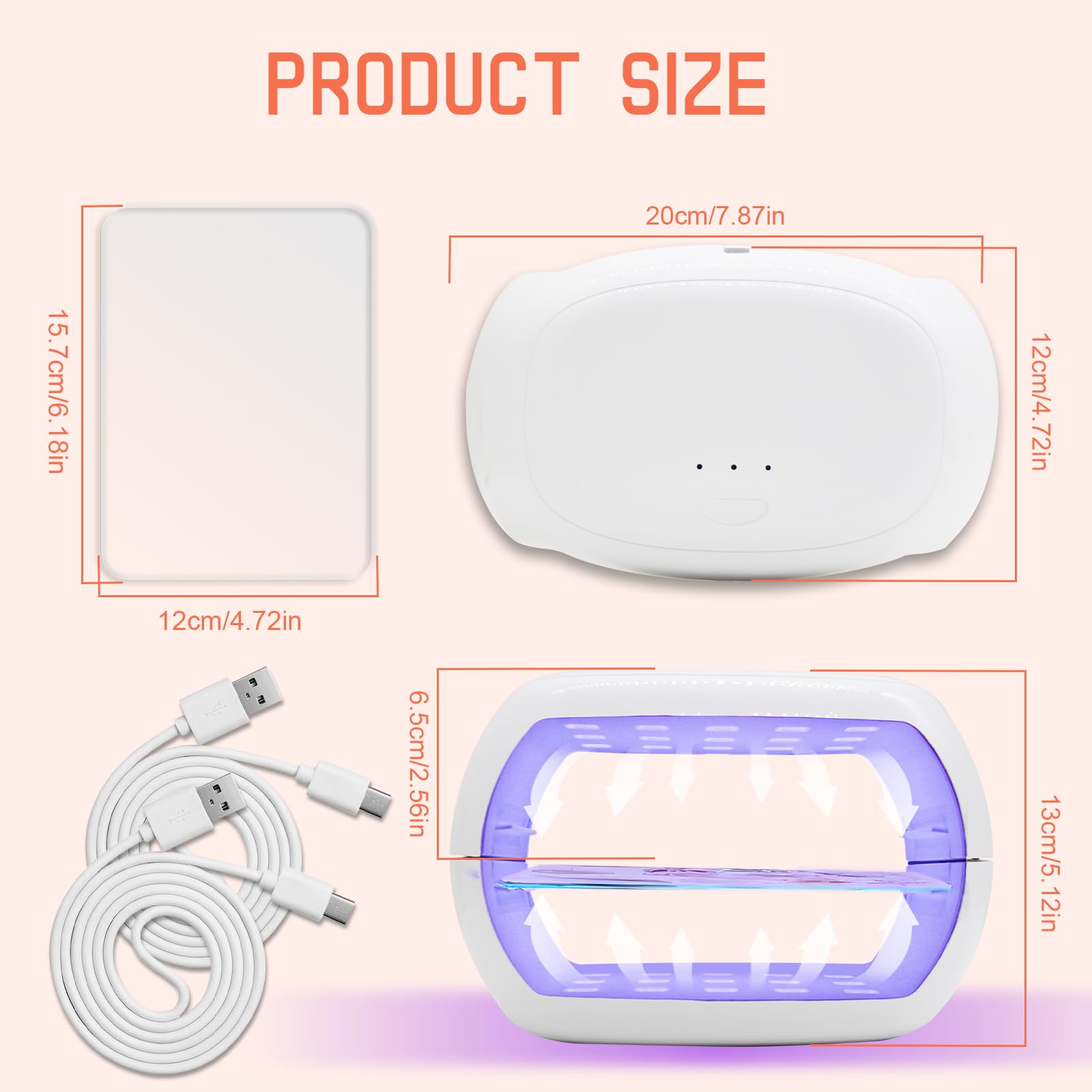 Lampe à Résines UV Double Face Lumière,36 W Lampe à Résine UV à Durcissement Rapide pour le Durcissement de la Résine,Avec affichage LED pour le Bricolage,Résines,Fabrication de Bijoux