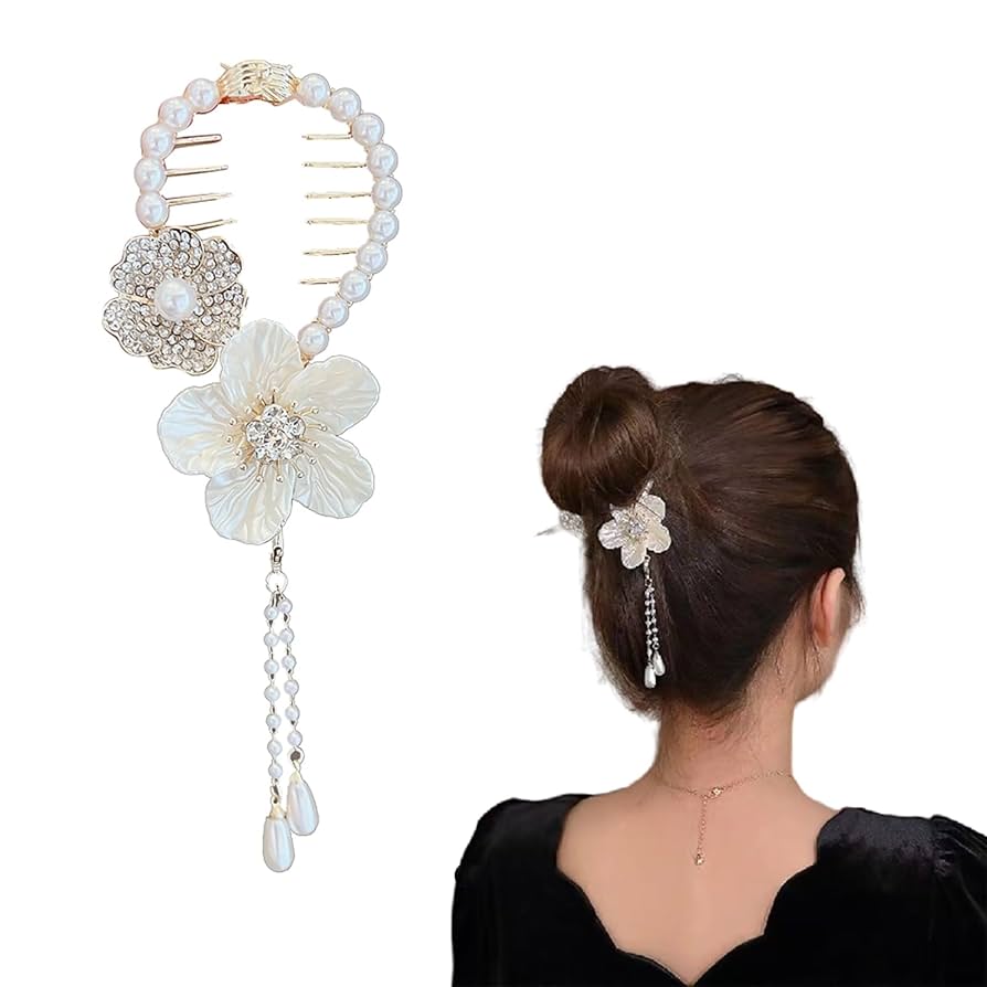 Amazon.co.jp: ZNUJS(さちえ) ヘアクリップ お団子ヘアメーカー