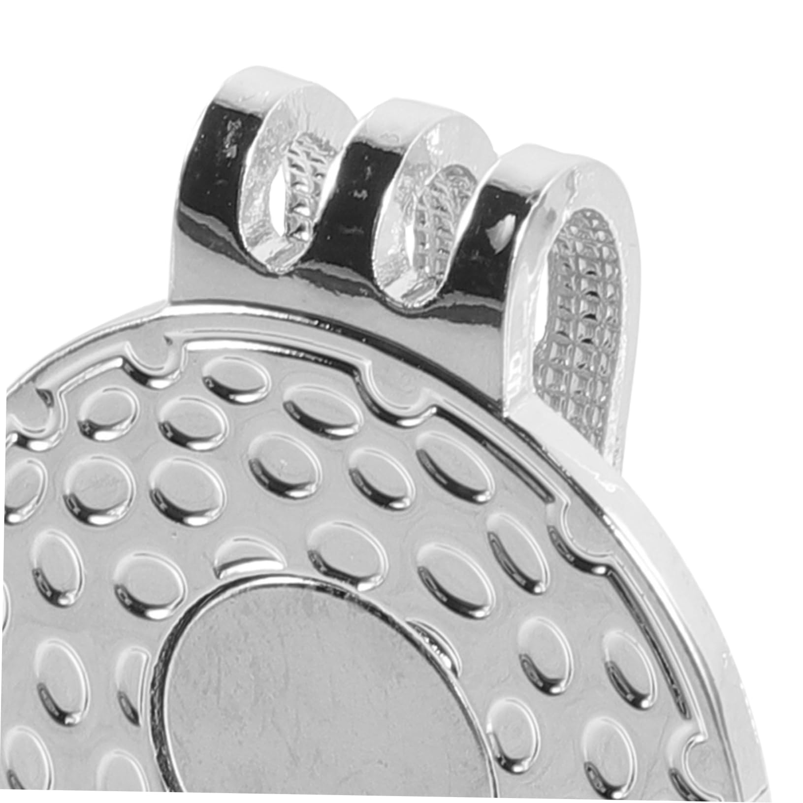 BESTonZON Golf Ball Marker Hut Clips Verschleißfeste Golfs Marker Für Hüte Praktische Zum Befestigen Gürteln Silberne Design