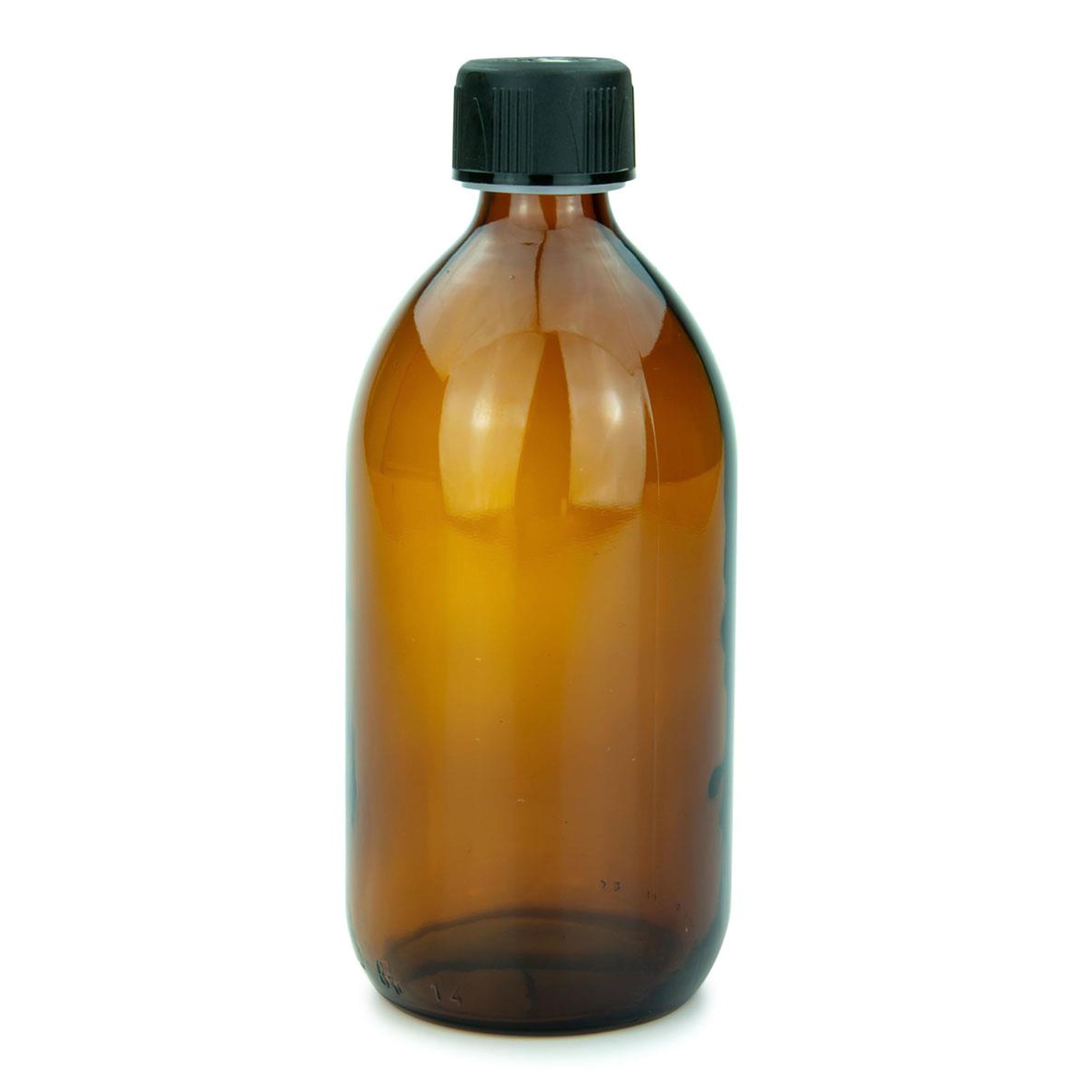 Bottiglie Di Vetro Marrone Con Tappo - 2 Da 500 Ml E 2 Da 1000 Ml - Per Laboratorio O Casa - Foto 3
